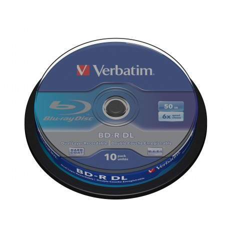 Verbatim BD-R DL 50GB 6 x 10 Pack Spindle BD-R 50GB 10pieza(s) 43746