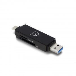 Ewent EW1075 USB 3.0 (3.1 Gen 1) Type-A/Type-C Negro EW1075