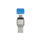 Kingston Technology MobileLite Duo 3C USB 3.0 (3.1 Gen 1) Type-A/Type-C Azul, Plata FCR-ML3C