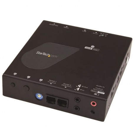 StarTech.com ST12MHDLAN4R Receptor AV Negro ST12MHDLAN4R