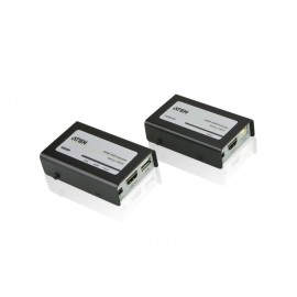 Aten VE803 AV transmitter & receiver Negro, Gris