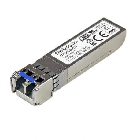StarTech.com Módulo Transceptor SFP+ de Fibra LC Monomodo 10GBase-LR MSA de 10 Gigabit DDM DOM - Hasta 10km SFP10GBLRST