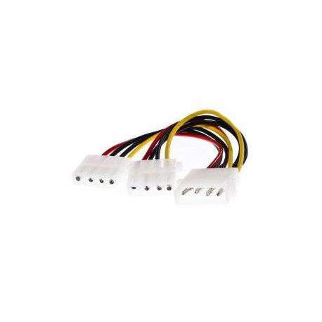 Nanocable Alimentacion Molex 5.25''/M 2X 5.25''/H