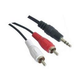 Nanocable Audio Estereo 3.5/M-2xRCA/M 3M