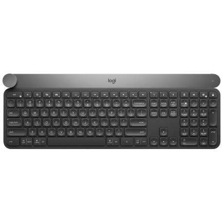 Logitech Craft RF Wireless + Bluetooth QWERTY Español Negro, Gris teclado 920-008501