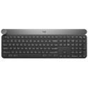 Logitech Craft RF Wireless + Bluetooth QWERTY Español Negro, Gris teclado 920-008501