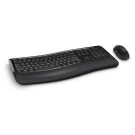 Microsoft Desktop 5050 RF inalámbrico QWERTY Negro PP4-00012