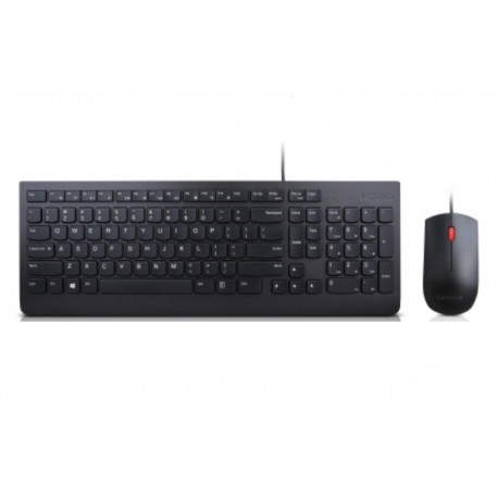 Lenovo Essential USB QWERTY Español Negro 4X30L79915