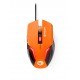 NACON GM-105 USB Óptico 2400DPI mano derecha Negro, Naranja PCGM-105ORANGE