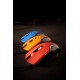 NACON GM-105 USB Óptico 2400DPI mano derecha Negro, Naranja PCGM-105ORANGE