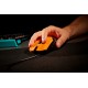NACON GM-105 USB Óptico 2400DPI mano derecha Negro, Naranja PCGM-105ORANGE