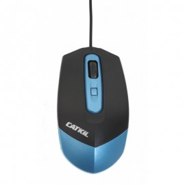 Catkil Dallas USB Óptico 1000DPI Negro, Azul CTK016