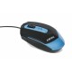 Catkil Dallas USB Óptico 1000DPI Negro, Azul CTK016