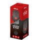Trust Ziva USB Óptico 3000DPI Negro, Rojo ratón 21963
