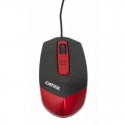Catkil Dallas USB Óptico 1000DPI Negro, Rojo CTK015