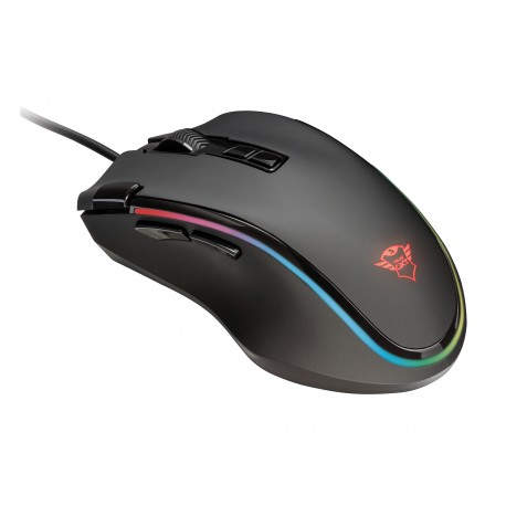 Trust Laban GTX 188 RGB USB Óptico 15000DPI mano derecha Negro 21789