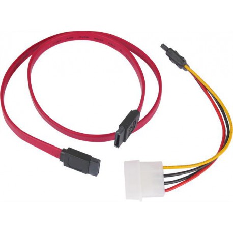 Revoltec cable Datos SATA y Alimentacion SATA 60cm