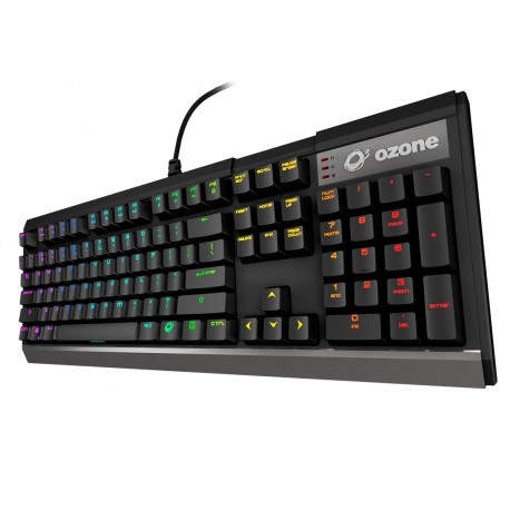 Ozone Teclado Strike X30 RGB Rojo OZSTRIKEX30SPRD