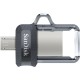 Sandisk Ultra Dual M3.0 128GB USB 3.0 (3.1 Gen 1) Capacity Plata SDDD3-256G-G46