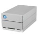 LaCie 2big Dock Thunderbolt 3 20000GB Escritorio Gris STGB20000400