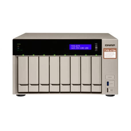 QNAP TVS-873e-8G NAS Torre Ethernet Gris