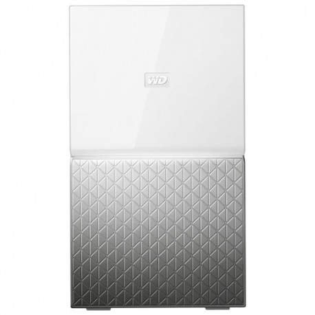 Western Digital MY CLOUD HOME Duo 6 TB 6TB Ethernet Plata, Color blanco WDBMUT0060JWT-EESN