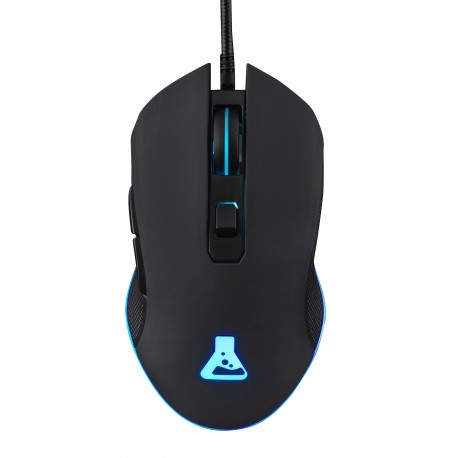 The G-Lab Kult Helium USB Óptico 2400DPI mano derecha Negro KULT-HELIUM