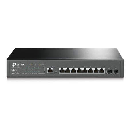 TP-LINK JetStream T2500G-10MPS Gestionado L2 Gigabit Ethernet (10/100/1000) Energía sobre Ethernet (PoE) Negro