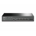 TP-LINK JetStream T2500G-10MPS Gestionado L2 Gigabit Ethernet (10/100/1000) Energía sobre Ethernet (PoE) Negro