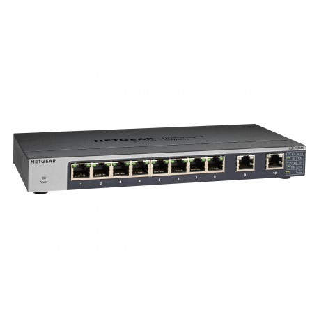 Netgear GS110MX No administrado 10G Ethernet (100/1000/10000) Negro GS110MX-100PES