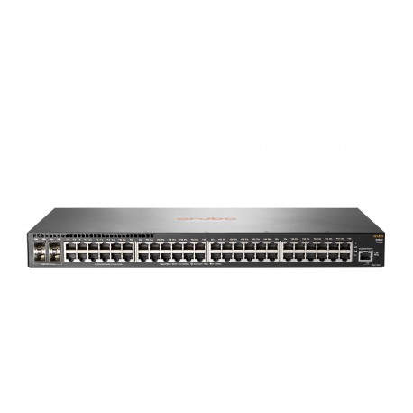 Hewlett Packard Enterprise Aruba 2930F 48G 4SFP Managed network switch L3 Gigabit Ethernet (10/100/1000) 1U Gris JL260A
