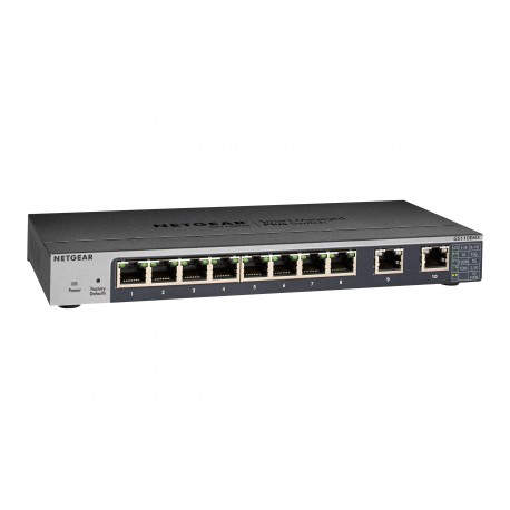 Netgear GS110EMX Gestionado L2 10G Ethernet (100/1000/10000) Negro GS110EMX-100PES