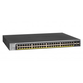 Netgear GS752TPP Gestionado L2/L3/L4 Gigabit Ethernet (10/100/1000) Energía sobre Ethernet (PoE) 1U Negro GS752TPP-100EUS