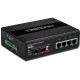 Trendnet TI-UPG62 No administrado L2 Gigabit Ethernet (10/100/1000) Energía sobre Ethernet (PoE) Negro TI-UPG62