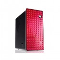 In Win Diva Fucsia PSU Mini ITX Rojo