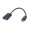 Gembird AB-OTG-CMAF2-01 USB Tipo C USB Type-A Negro