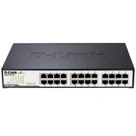 24-Port 10 100 1000 Rackmountable Switch DGS-1024D/E