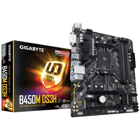 Gigabyte B450M DS3H  AM4  GAB45MDSH-00-G