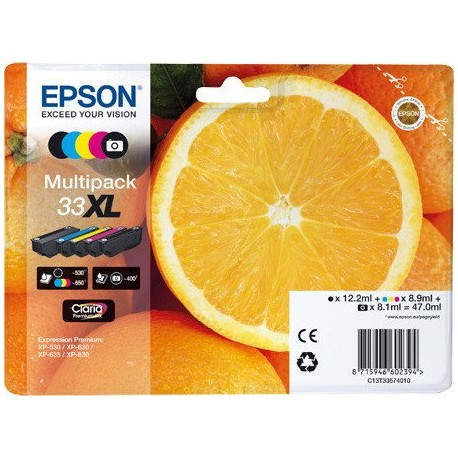 Epson C13T33574021  Negro, Cian, Magenta, Amarillo