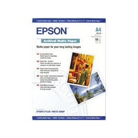 Epson Archival Matte Paper, DIN A4, 192 g/mÂ², 50 hojas C13S041342