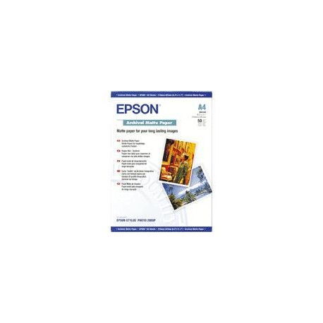 Epson Archival Matte Paper, DIN A4, 192 g/mÂ², 50 hojas C13S041342