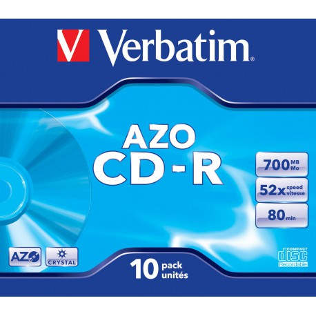 Verbatim CD-R Crystal 10 Unidades