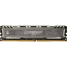 Crucial Ballistix Sport LT Gray módulo de memoria 8 GB DDR4 3000 MHz BLS8G4D30BESBK