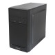 UNYKAch Caja AERO C10 carcasa de ordenador Micro-Tower Negro 52096