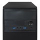 UNYKAch Caja AERO C10 carcasa de ordenador Micro-Tower Negro 52096