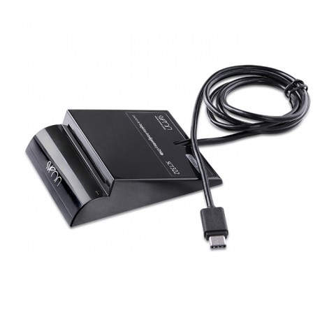 Sveon lector de tarjeta inteligente Interior Negro SCT322