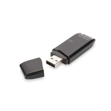 ASSMANN Electronic lector de tarjeta USB 2.0 Negro da-70310-3