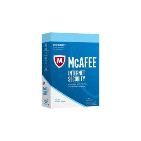McAfee Internet Security 2018 1Y Base license 1 año(s) Español MIS00SNR1RAA