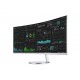Samsung C34J791WTU 34'' UltraWide Quad HD Curva Gris pantalla para PC LC34J791WTUXEN
