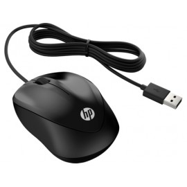 HP Wired Mouse 1000 USB Negro 4QM14AA ABB